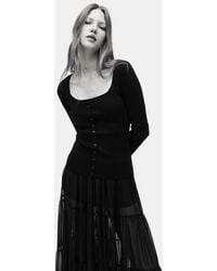 H&M - Square-Neck Top - Lyst
