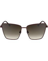 Longchamp - 55mm Gradient Square Sunglasses - Lyst