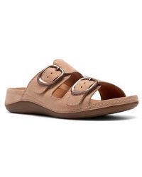 Clarks - Cecily Step Sandal - Lyst