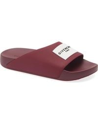 Givenchy - Label Slide Sandal - Lyst