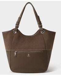 Osprey - The Luxe Woodstock Suede & Leather Tote Bag - Lyst