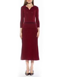 Alexia Admor - Sable Knit Midi Dress - Lyst