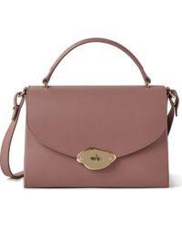 Mulberry - Lana High Gloss Leather Top Handle Bag - Lyst