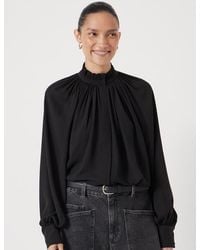 Hush - Fleur Floaty Chiffon Blouse - Lyst
