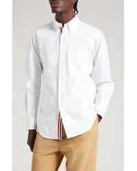 Thom Browne - Classic Fit Cotton Button-Down Shirt - Lyst