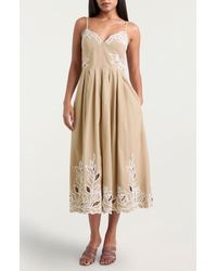 Cinq À Sept - Maude Embroidered A-Line Dress - Lyst