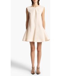 KHAITE - Mel Silk & Cotton Minidress - Lyst
