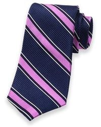 Paul Fredrick - Patterned Woven Silk Tie - Lyst