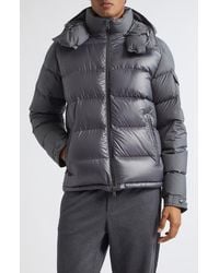 Moncler - Maya Lacquered Nylon Down Jacket - Lyst