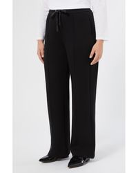 Marina Rinaldi - Albore Drawstring Waist Jersey Pants - Lyst