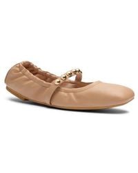 Stuart Weitzman - Goldie Stud Ballet Flat - Lyst