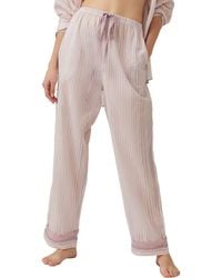 Free People - Sleep Mode Cotton Pajama Pants - Lyst