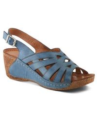 Spring Step - Cathy Wedge Sandal - Lyst
