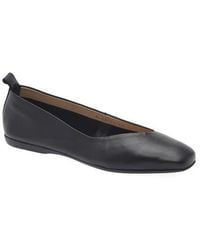 Wonders - Square Toe Ballet Flat - Lyst