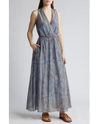 Xirena - Xírena Darby Abstract Print Cotton & Silk Maxi Dress - Lyst