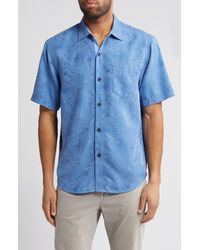 Tommy Bahama - Coconut Point Keep It Frondly Islandzone Short Sleeve Performance Button-up Shirt - Lyst