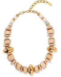 Lizzie Fortunato - Interval Cultured Pearl Collar Necklace - Lyst