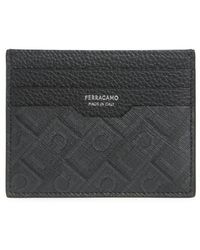 Ferragamo - Gancio Monogram Leather Card Case - Lyst