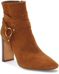 vince camuto square toe booties