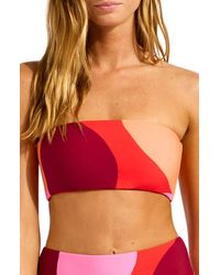Seafolly - Reversible Strapless Tube Bikini Top - Lyst