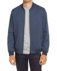 ted baker microfibre bomber jacket