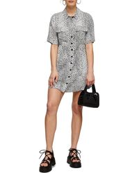 austin spot print mini dress