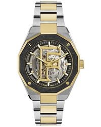 Ferragamo - Edge Skeleton Automatic Bracelet Watch, 42Mm - Lyst