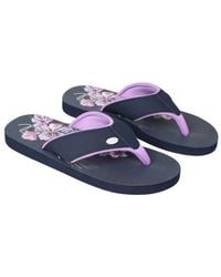 Animal - Leaf Print Flip Flops - Lyst