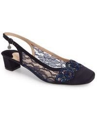 J. Reneé - Faleece Crystal Embellished Slingback Pump - Lyst