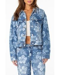 Roxy - Big Tide Denim Jacket - Lyst
