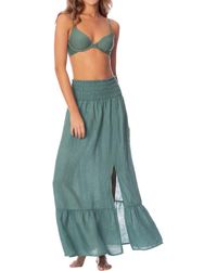 Maaji - Aubrey Eucalyptus Cover-Up Skirt - Lyst