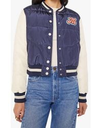 Mother - Pillow Talk Quilted Letterman Jacket - Lyst