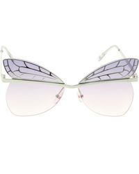 Betsey Johnson - 61mm Butterfly Gradient Sunglasses - Lyst