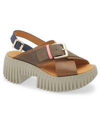 4Ccccees - Plia Juno Platform Slingback Sandal - Lyst