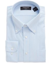Nordstrom - Trim Fit Royal Oxford Stripe Dress Shirt - Lyst