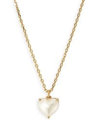 Kate Spade - My Love Birthstone Heart Pendant Necklace - Lyst