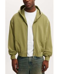 Cotton On - Cropped Zip Up Hoodie - Lyst