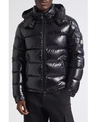 Moncler - Maya Lacquered Nylon Down Jacket - Lyst