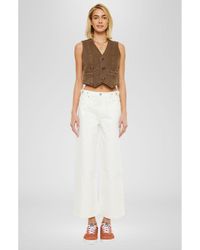 Kancan - Calla Ultra High Rise Cropped Wide Leg Jeans - Lyst