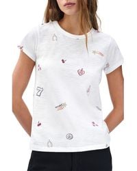 Rag & Bone - Lucky Charm Tee - Lyst