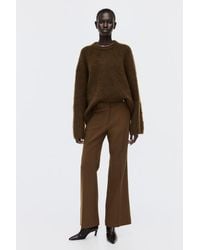 H&M - Flared Tailored Trousers - Lyst