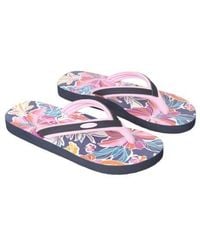 Animal - Swish Flowers Flip Flops - Lyst
