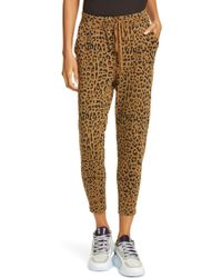 Nili Lotan Nolan Leopard Print Jogger Sweatpants - Multicolour