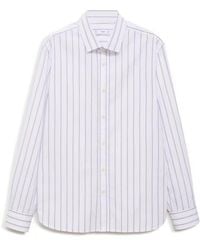 Mango - Regular Fit Stripe Button-Up Shirt - Lyst