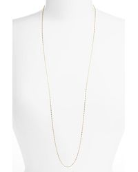 Bony Levy - 14k Gold Long Beaded Chain Necklace - Lyst