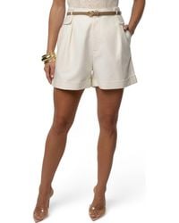 JLUXLABEL - Belted Cotton Blend Cargo Shorts - Lyst