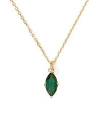 Kate Spade - Signature Solitaire Cubic Zirconia Pendant Necklace - Lyst