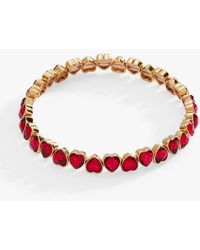 ALEX AND ANI - Faceted Heart Stretch Bracelet - Lyst