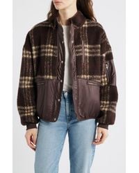 d.RA - Lucien Leopard Mixed Media Jacket - Lyst