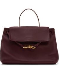 Bottega Veneta - Ciao Ciao Knot Detail Leather Top Handle Bag - Lyst
